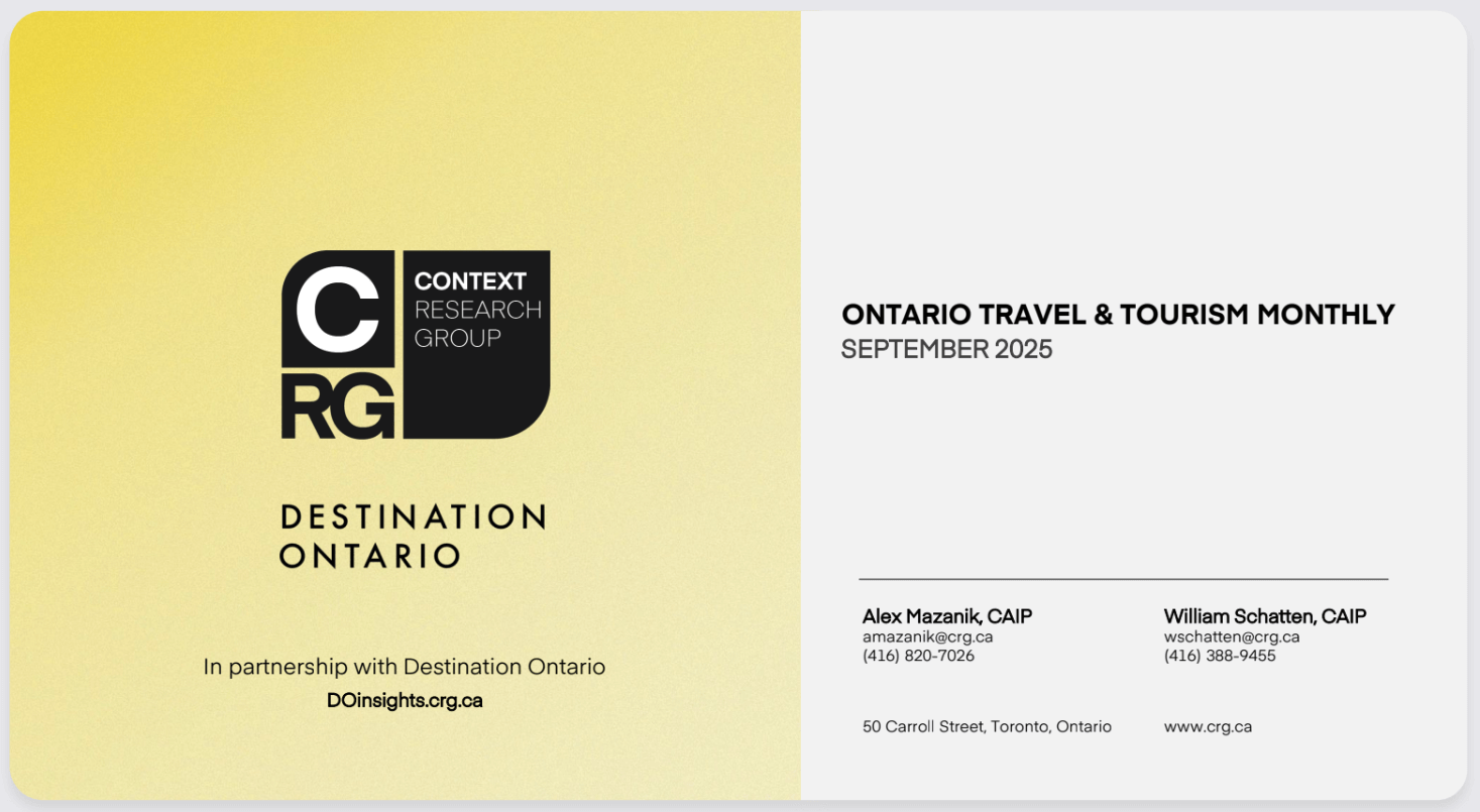 ONTARIO TRAVEL & TOURISM MONTHLY